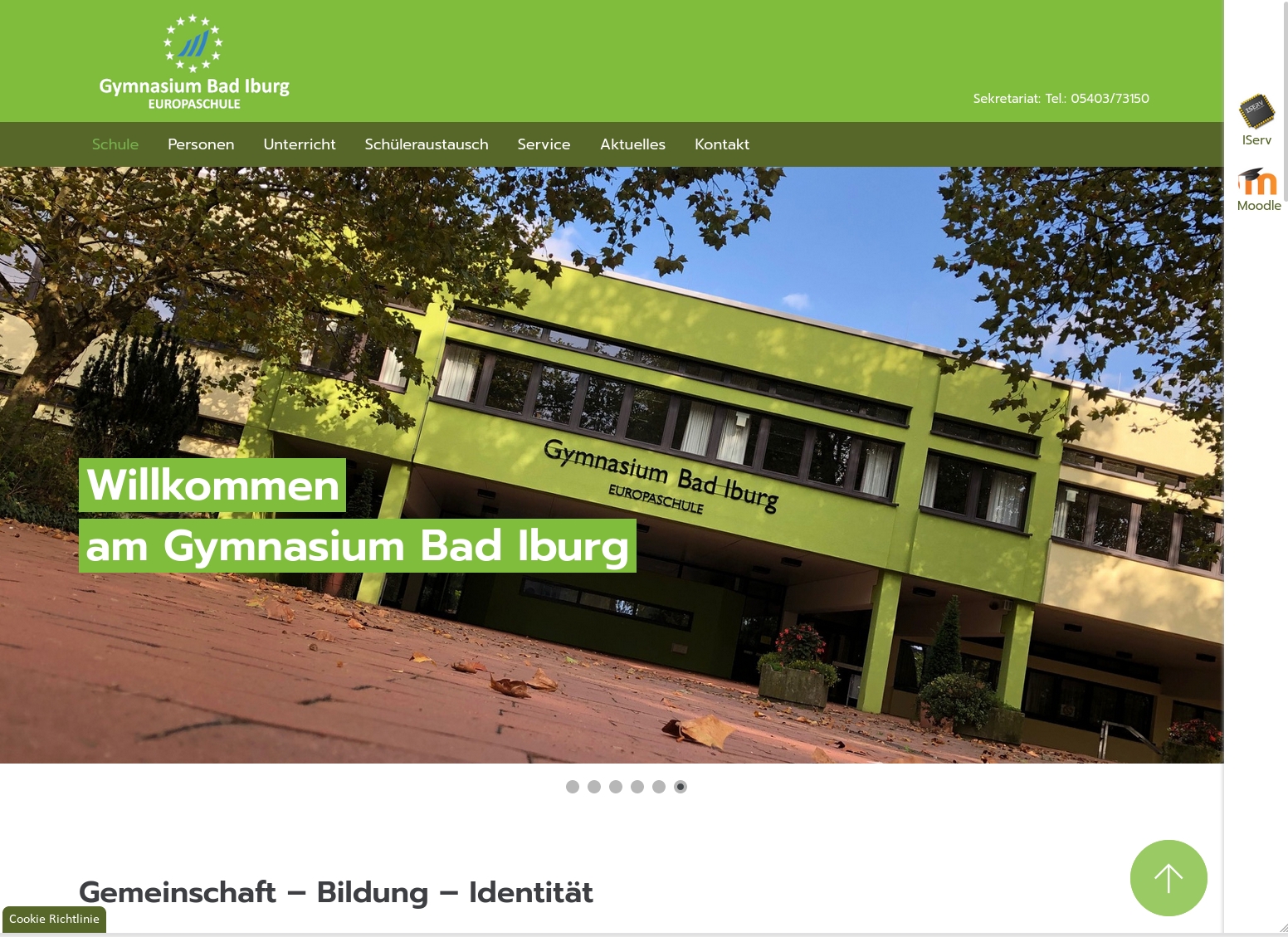 Link zur Website Gymnasium Bad Iburg