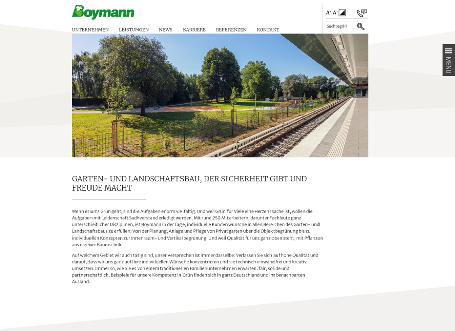Link zur Website Boymann Garten- und Landschaftsbau