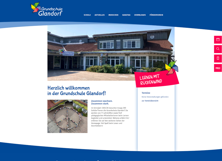 Link zur Website Grundschule Glandorf
