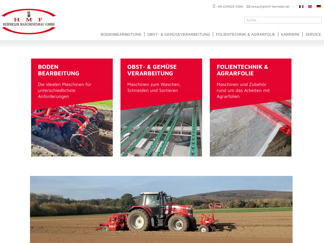 Link zur Website HMF Hermeler Maschinenbau