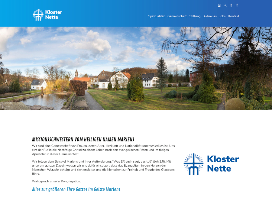 Link zur Website Kloster Nette