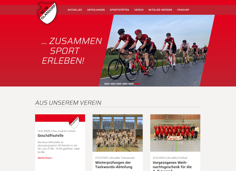 Link zur Website SC Glandorf