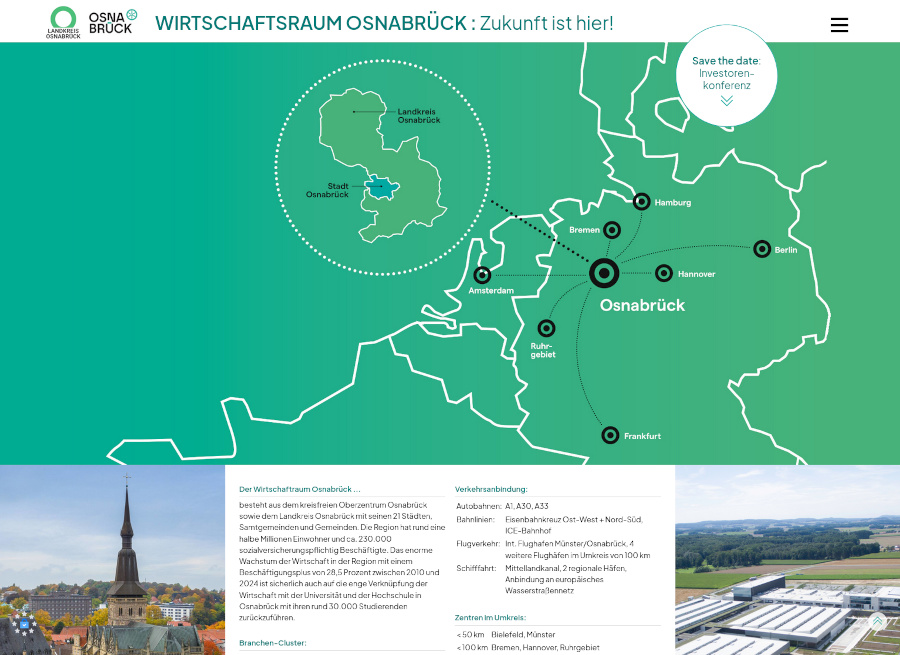 Link zur Website Wirtschaftsraum Osnabrück